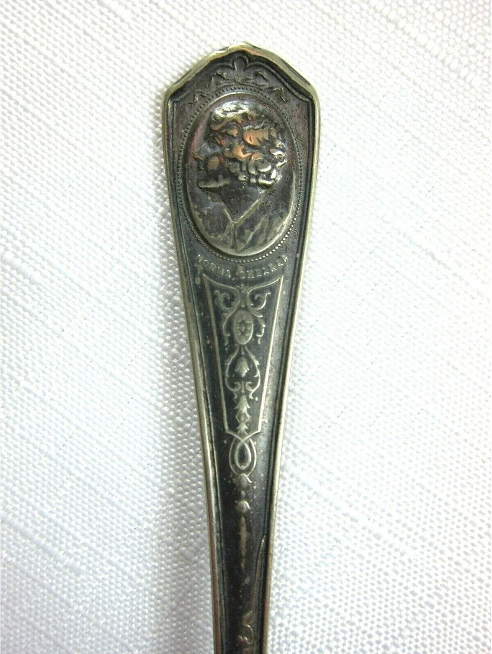 Vintage Silent Movie Star Norma Shearer Spoon Oneida Community Silver Par Plated